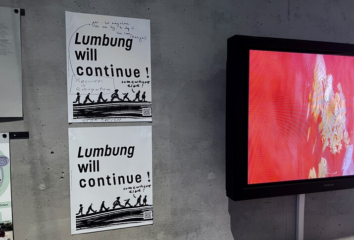 ‚Lumbung will continue‘, fotografiert von Rosa Wernecke.