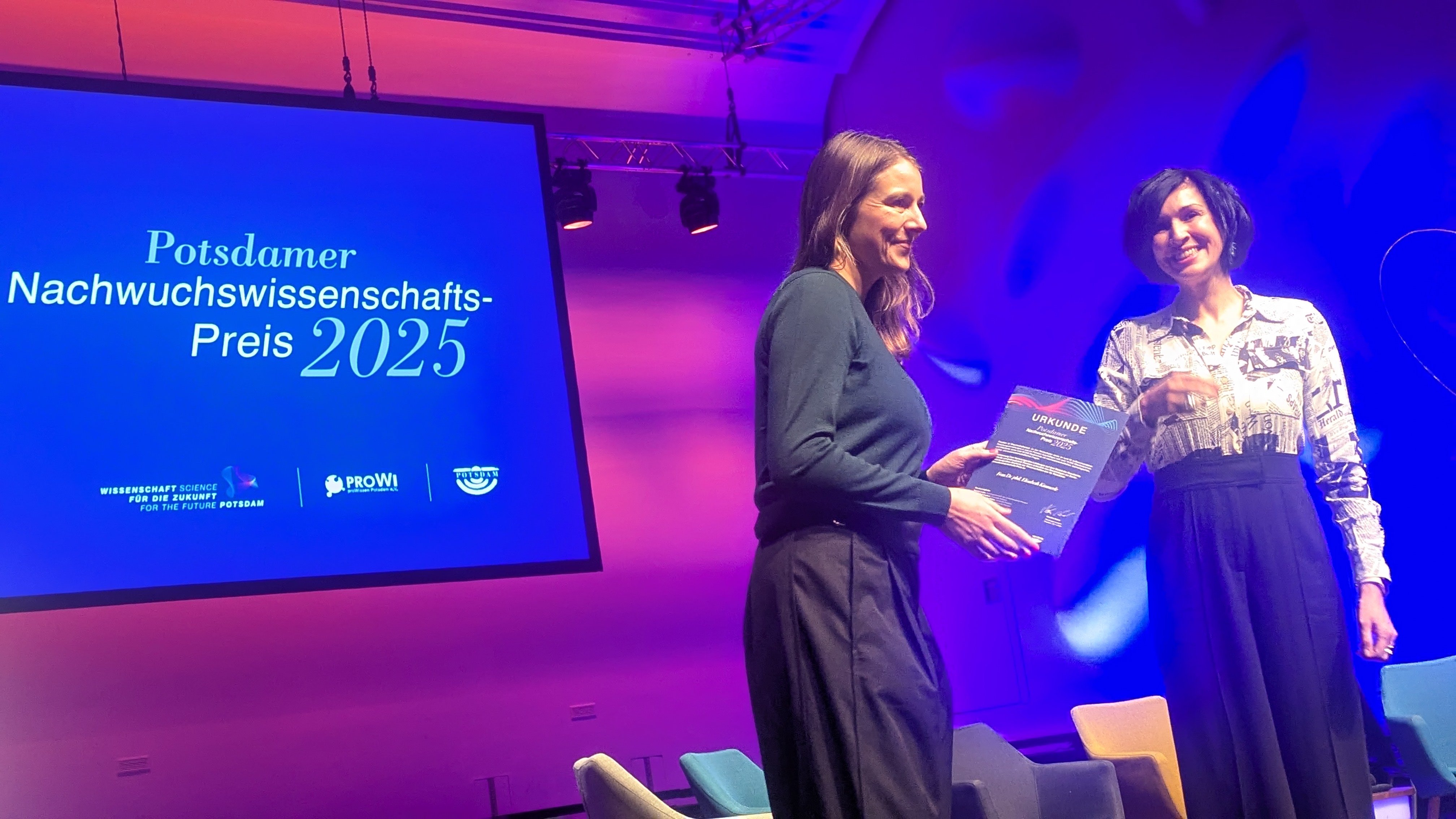 Preisverleihung an Elisabeth Kimmerle 28.11.2025 der Landeshaupstadt Potsdam