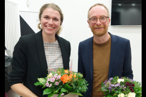 Carolin Liebisch-Gümüş (ZZF Potsdam)  und Andreas Kötzing erhielten den »Zeitgeschichte digital«-Preis 2024.