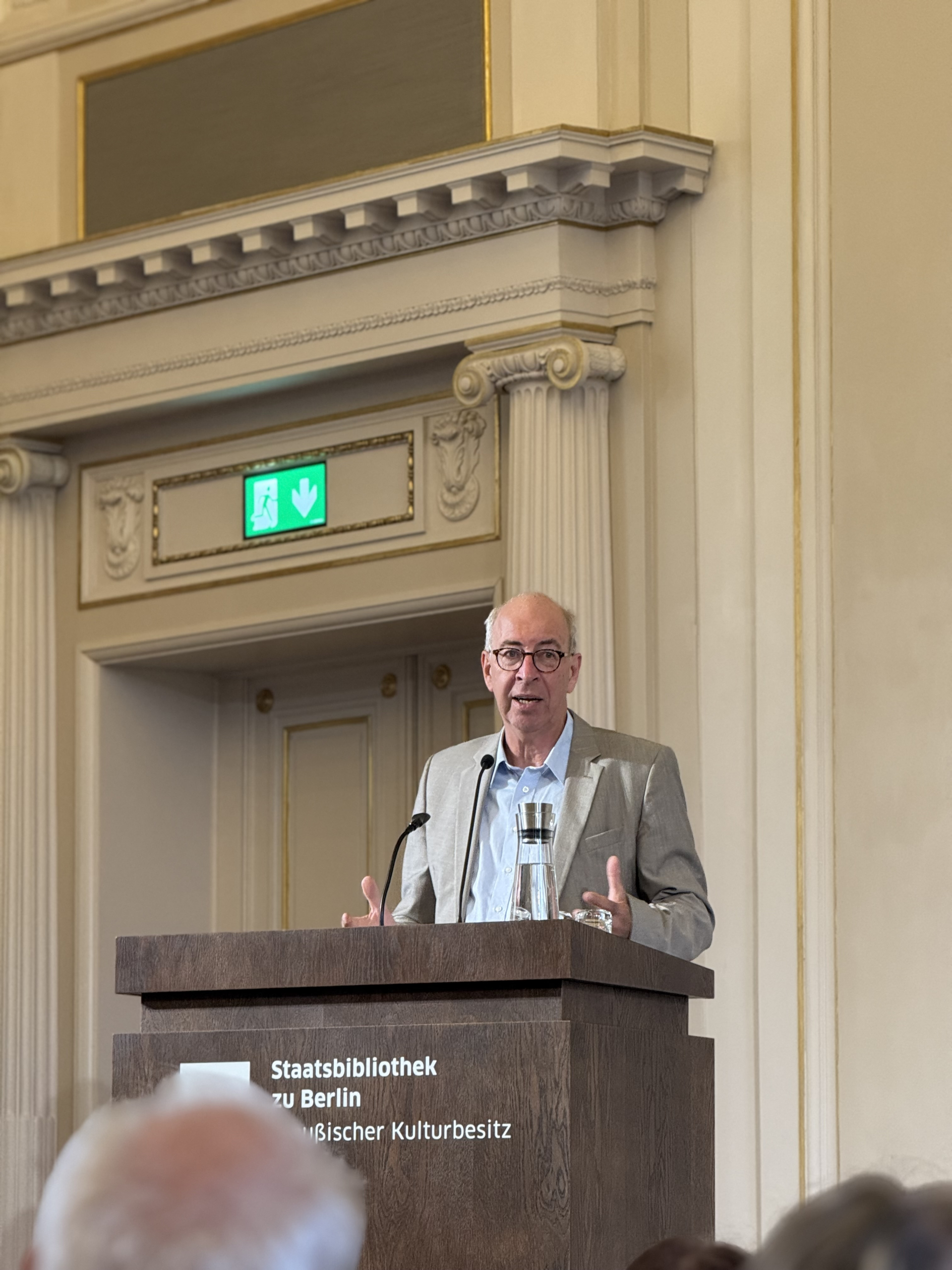 Martin Sabrow bei seinem Vortrag