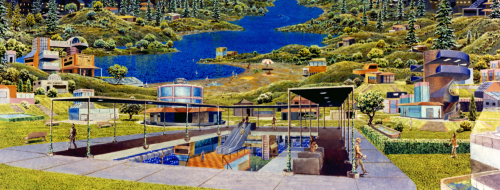 Das Innere einer Toruskolonie, Don Davis, 1970er. Quelle: Public Domain Image Archive / NASA